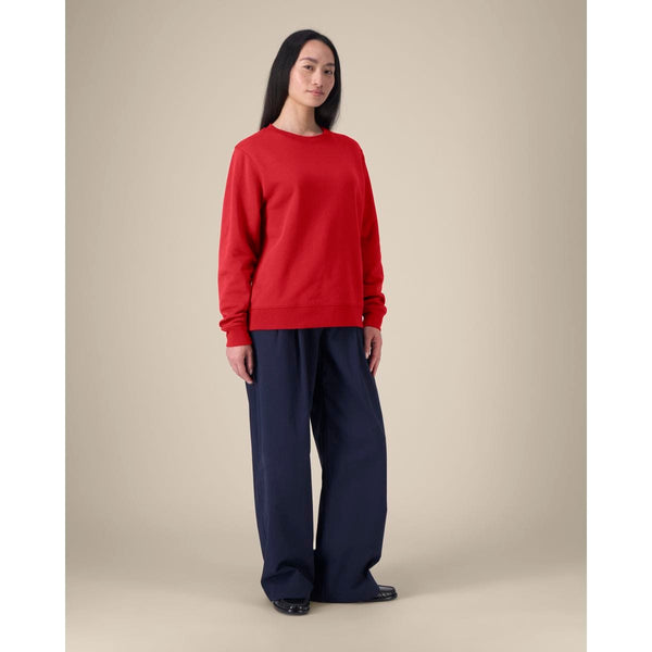 Felpa Girocollo Donna In Cotone Riciclato Stella Thinker - personalizzabile con logo