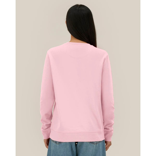 Felpa Girocollo Donna In Cotone Riciclato Stella Thinker - personalizzabile con logo