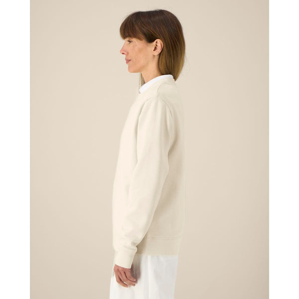Felpa Girocollo Donna In Cotone Riciclato Stella Thinker - personalizzabile con logo