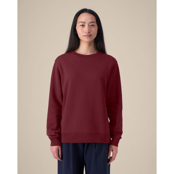 Felpa Girocollo Donna In Cotone Riciclato Stella Thinker - personalizzabile con logo