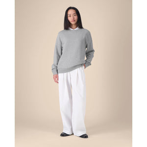 Felpa Girocollo Donna In Cotone Riciclato Stella Thinker - personalizzabile con logo