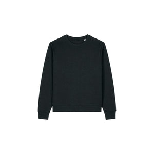 Felpa Girocollo Donna In Cotone Riciclato Stella Thinker nero / XS - personalizzabile con logo