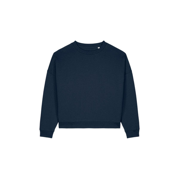 Felpa Girocollo Donna In Cotone Tencel™ Modal Stella Lianna blu navy / XS - personalizzabile con logo