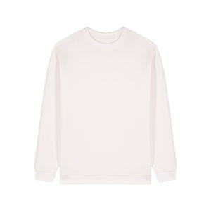Felpa Girocollo Donna Oversized Stella Paloma bianco / S - personalizzabile con logo