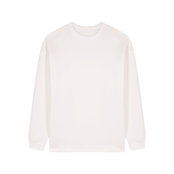 Felpa Girocollo Donna Oversized Stella Paloma bianco / S - personalizzabile con logo