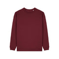 Felpa Girocollo Donna Oversized Stella Paloma bordeaux / S - personalizzabile con logo
