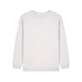 Felpa Girocollo Donna Oversized Stella Paloma grigio / S - personalizzabile con logo
