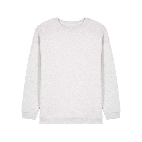 Felpa Girocollo Donna Oversized Stella Paloma grigio / S - personalizzabile con logo