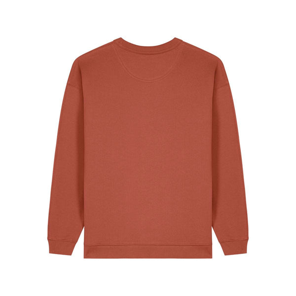 Felpa Girocollo Donna Oversized Stella Paloma - personalizzabile con logo