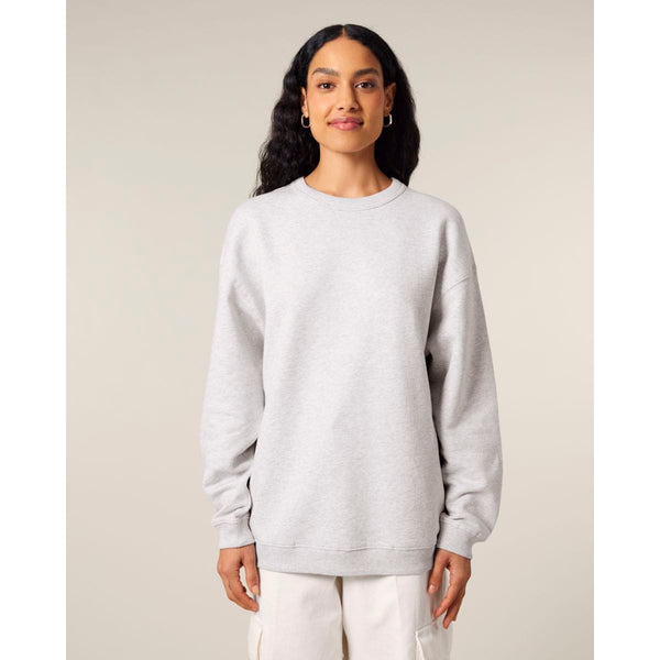 Felpa Girocollo Donna Oversized Stella Paloma - personalizzabile con logo