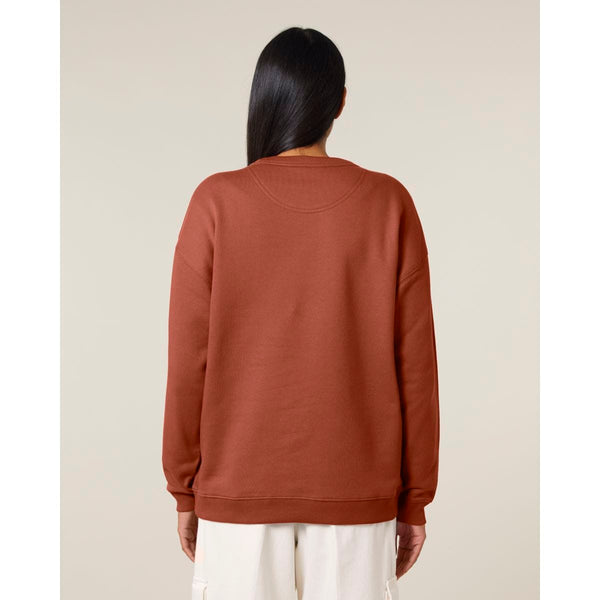Felpa Girocollo Donna Oversized Stella Paloma - personalizzabile con logo