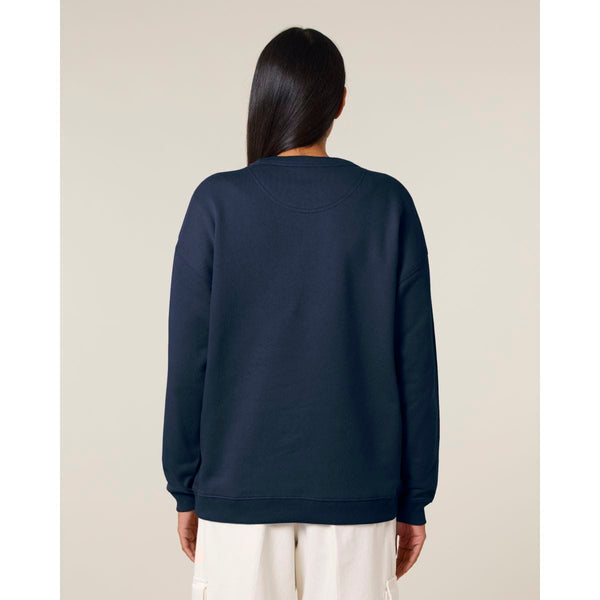 Felpa Girocollo Donna Oversized Stella Paloma - personalizzabile con logo
