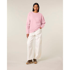 Felpa Girocollo Donna Oversized Stella Paloma - personalizzabile con logo