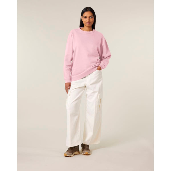Felpa Girocollo Donna Oversized Stella Paloma - personalizzabile con logo