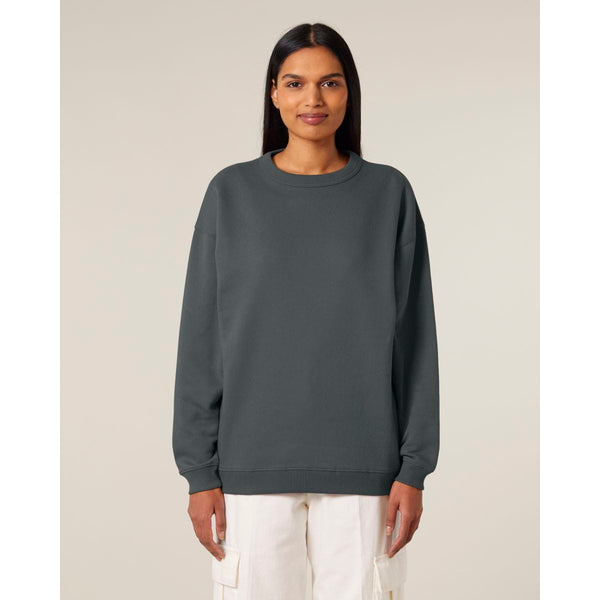 Felpa Girocollo Donna Oversized Stella Paloma - personalizzabile con logo