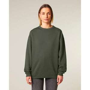 Felpa Girocollo Donna Oversized Stella Paloma - personalizzabile con logo
