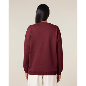 Felpa Girocollo Donna Oversized Stella Paloma - personalizzabile con logo