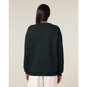 Felpa Girocollo Donna Oversized Stella Paloma - personalizzabile con logo