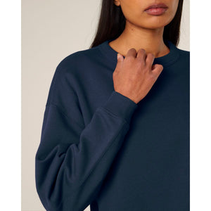 Felpa Girocollo Donna Oversized Stella Paloma - personalizzabile con logo