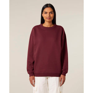Felpa Girocollo Donna Oversized Stella Paloma - personalizzabile con logo