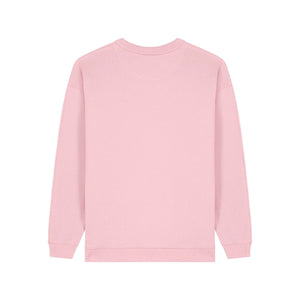 Felpa Girocollo Donna Oversized Stella Paloma - personalizzabile con logo