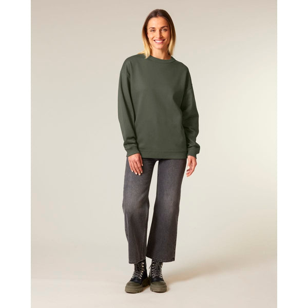 Felpa Girocollo Donna Oversized Stella Paloma - personalizzabile con logo