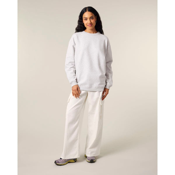 Felpa Girocollo Donna Oversized Stella Paloma - personalizzabile con logo