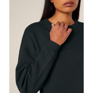 Felpa Girocollo Donna Oversized Stella Paloma - personalizzabile con logo