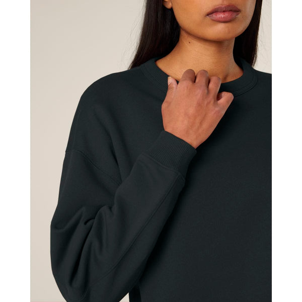 Felpa Girocollo Donna Oversized Stella Paloma - personalizzabile con logo