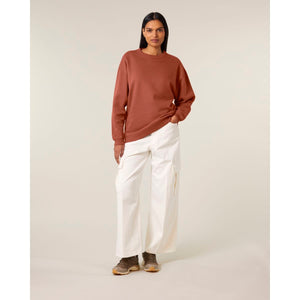 Felpa Girocollo Donna Oversized Stella Paloma - personalizzabile con logo