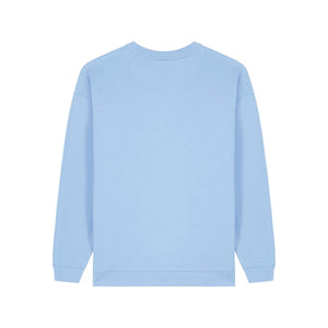 Felpa Girocollo Donna Oversized Stella Paloma - personalizzabile con logo