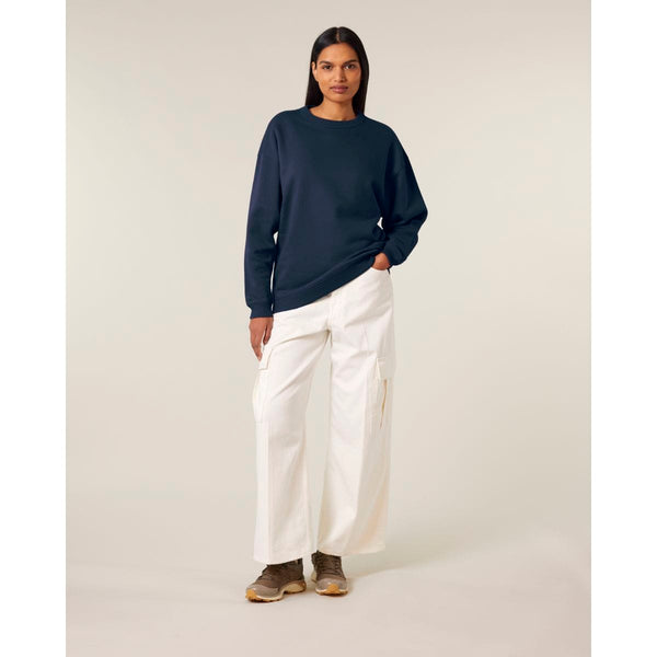 Felpa Girocollo Donna Oversized Stella Paloma - personalizzabile con logo