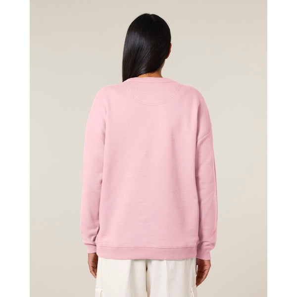Felpa Girocollo Donna Oversized Stella Paloma - personalizzabile con logo