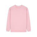 Felpa Girocollo Donna Oversized Stella Paloma rosa / S - personalizzabile con logo
