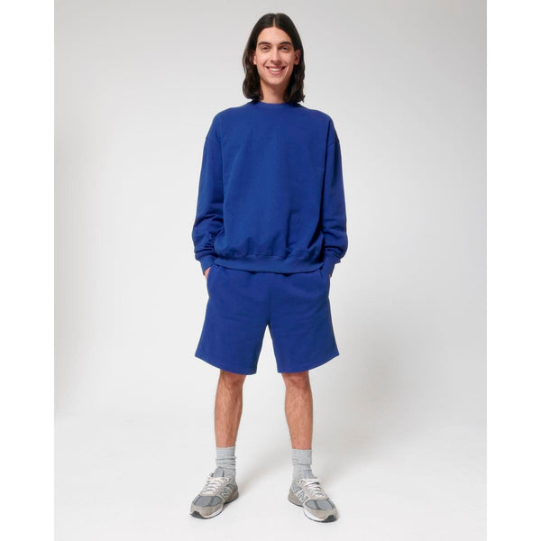 Felpa Girocollo Unisex Boxy Al Tocco Secco Ledger Dry blu / XXS - personalizzabile con logo
