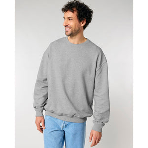 Felpa Girocollo Unisex Boxy Al Tocco Secco Ledger Dry grigio / XXS - personalizzabile con logo