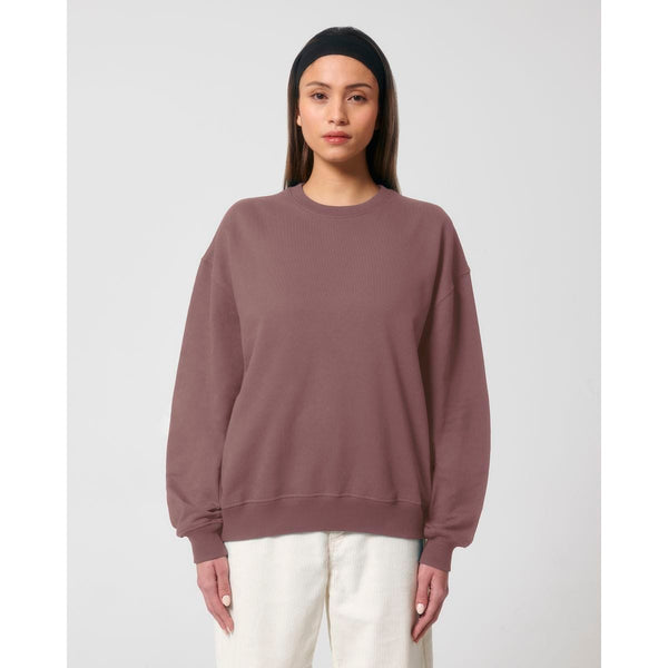 Felpa Girocollo Unisex Boxy Al Tocco Secco Ledger Dry - personalizzabile con logo