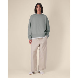 Felpa Girocollo Unisex Boxy In Cotone Riciclato Ryler grigio / XXS - personalizzabile con logo