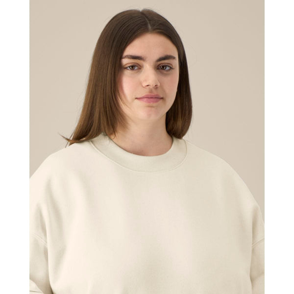 Felpa Girocollo Unisex Boxy In Cotone Riciclato Ryler - personalizzabile con logo