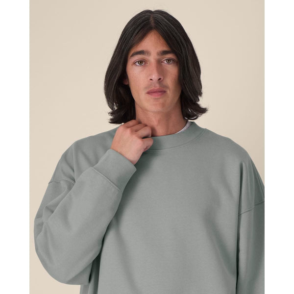 Felpa Girocollo Unisex Boxy In Cotone Riciclato Ryler - personalizzabile con logo