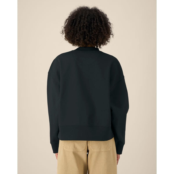 Felpa Girocollo Unisex Boxy In Cotone Riciclato Ryler - personalizzabile con logo