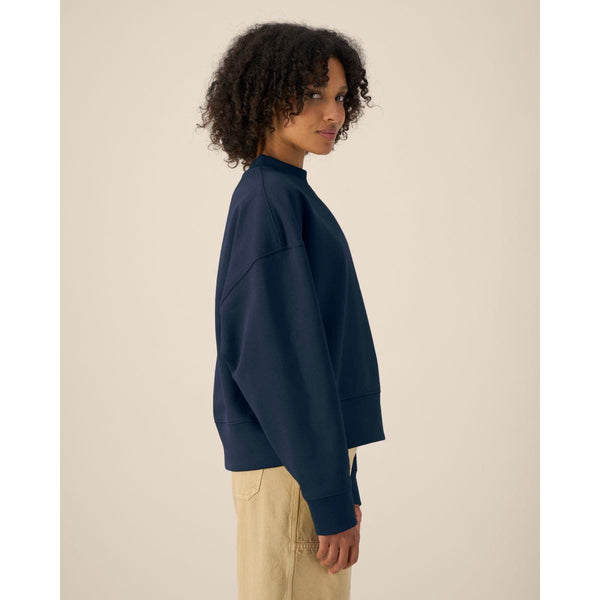 Felpa Girocollo Unisex Boxy In Cotone Riciclato Ryler - personalizzabile con logo