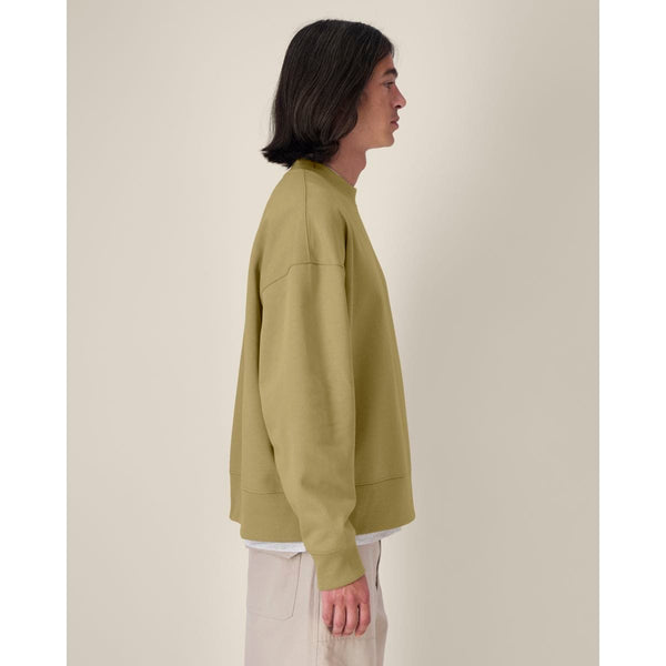 Felpa Girocollo Unisex Boxy In Cotone Riciclato Ryler - personalizzabile con logo