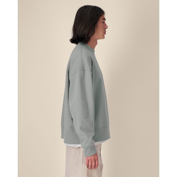 Felpa Girocollo Unisex Boxy In Cotone Riciclato Ryler - personalizzabile con logo