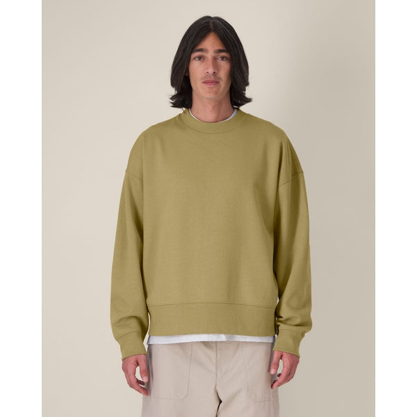 Felpa Girocollo Unisex Boxy In Cotone Riciclato Ryler - personalizzabile con logo