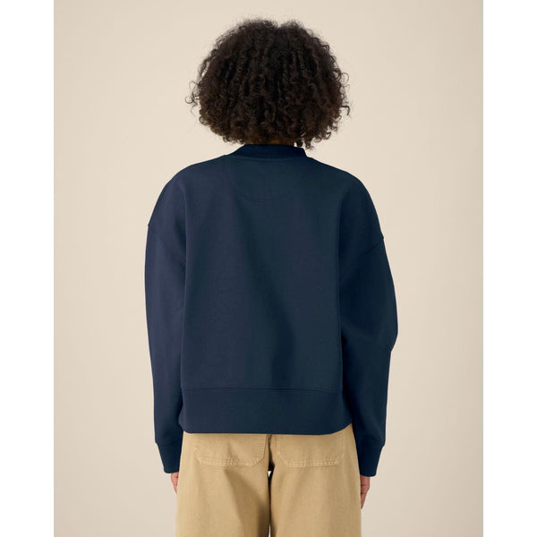 Felpa Girocollo Unisex Boxy In Cotone Riciclato Ryler - personalizzabile con logo