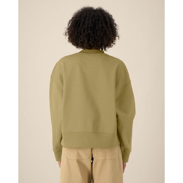 Felpa Girocollo Unisex Boxy In Cotone Riciclato Ryler - personalizzabile con logo