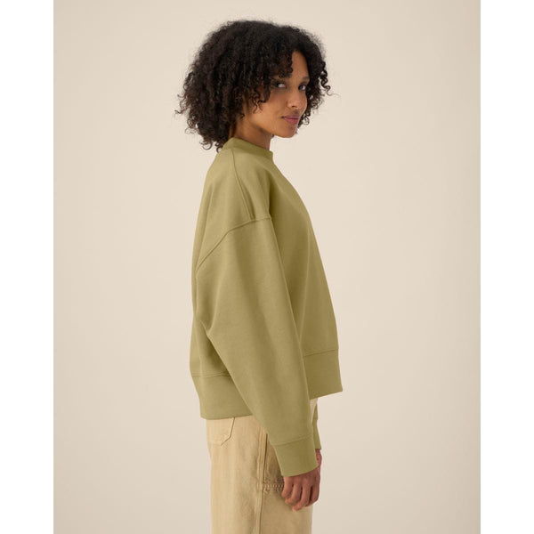 Felpa Girocollo Unisex Boxy In Cotone Riciclato Ryler - personalizzabile con logo