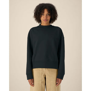 Felpa Girocollo Unisex Boxy In Cotone Riciclato Ryler - personalizzabile con logo