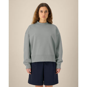 Felpa Girocollo Unisex Boxy In Cotone Riciclato Ryler - personalizzabile con logo